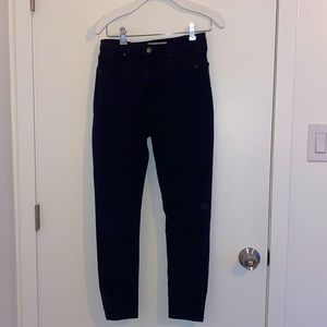 Black Topshop Jamie Jeans; size W30 and L32